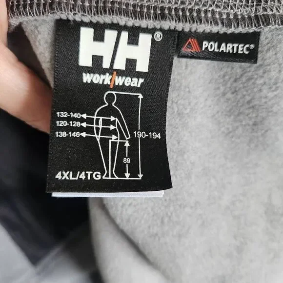Helly Hansen Jacket Mens 4XL Fleece Full Zip Polartec Workwear Outdoor Outerwear